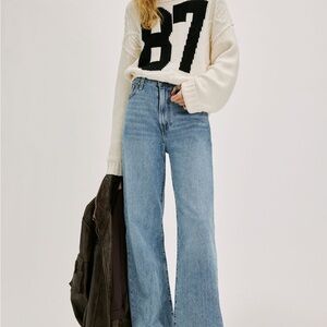 Levi's Light Blue wide leg Jeans